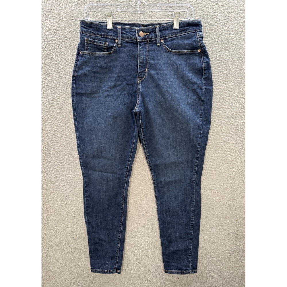 Signature By Levi Strauss Jeans Womens 12 Short Blue Totally Shaping Skinny